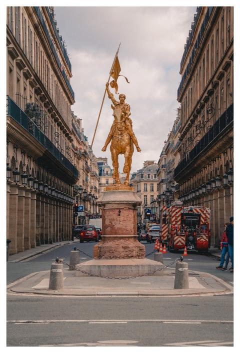 Joan Of Arc Paris France Equestrian Statue