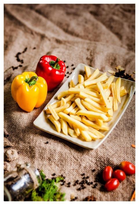 Food French Fries Fast Food Composition