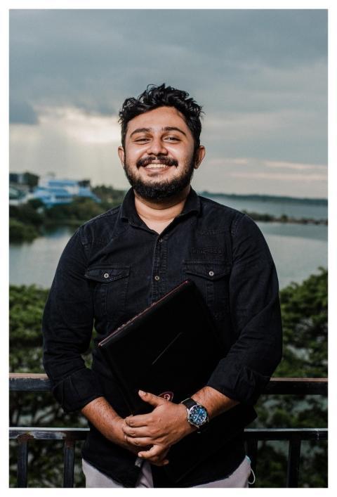 Adult Beard Smile Male