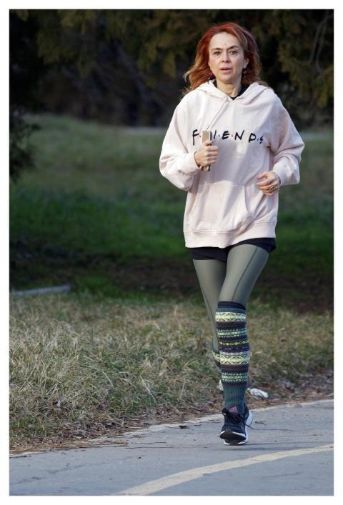 Woman Running Outdoor Exercise