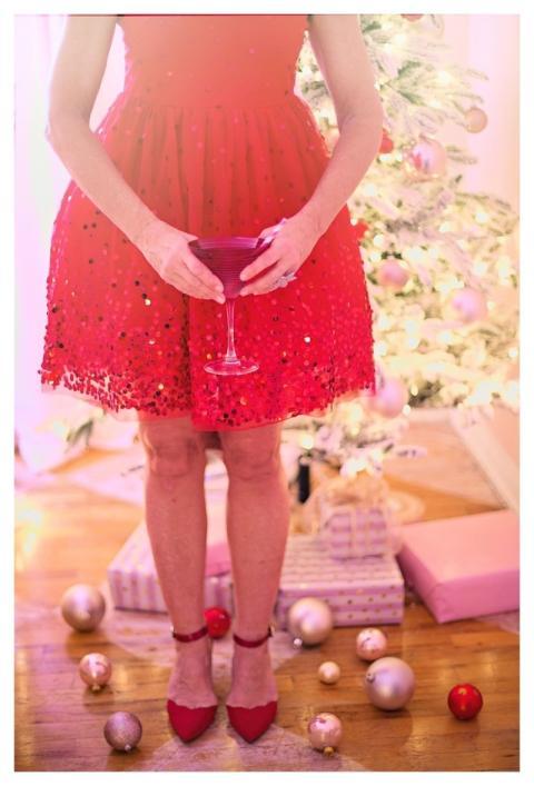 Christmas Fancy Date Night Champagne