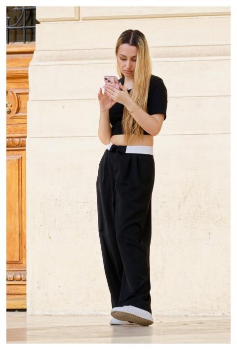 Woman Casual Fashion Black Clothes