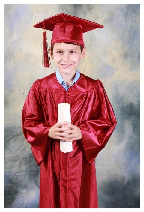 Boy Graduate Portrait Kid