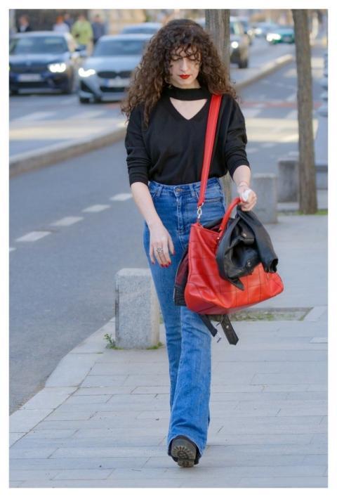 Woman Young Curly Hair Casual