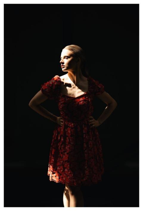 Female Model Outdoor Portrait Natural Light Candid