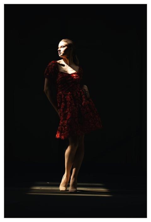 Female Model Outdoor Portrait Natural Light Candid