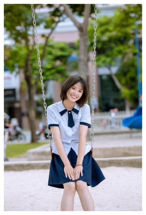 Girl Student Asian Uniform