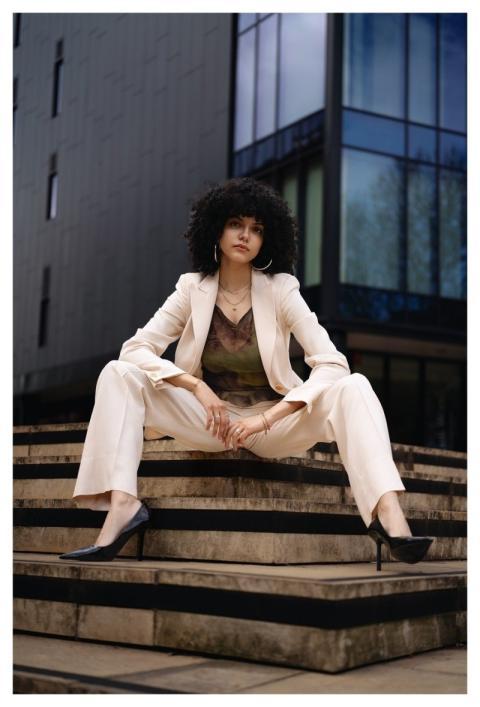 Fashion Editorial Artistic Pose Contemporary Style