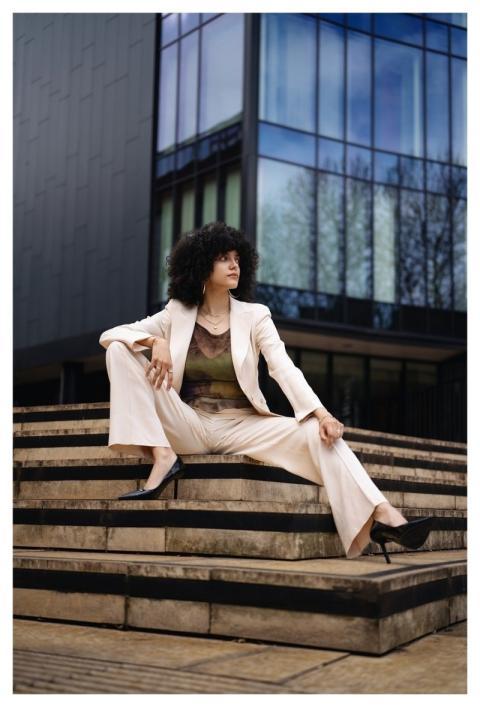 Fashion Editorial Artistic Pose Contemporary Style