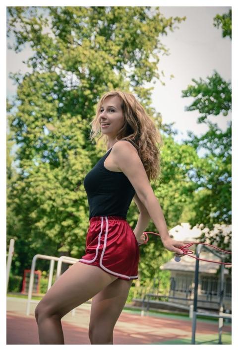 Woman Athlete Sport Beauty