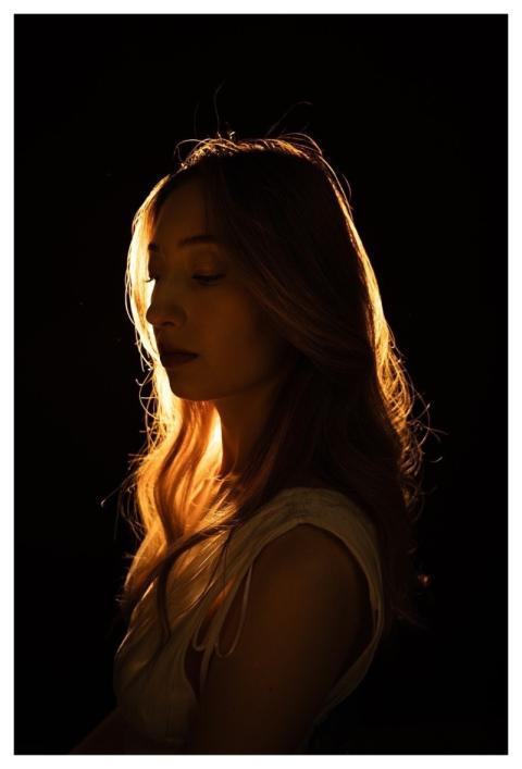 Portrait Female Model Editorial Style Fashion Port