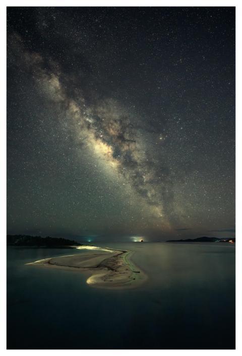 Starry Sky Coast Milky Way Subtropical
