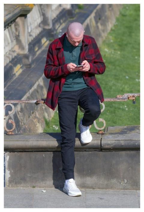 Man Tourist Young Casual