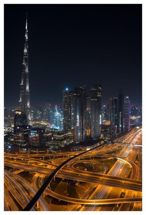 Tower Dubai Uae Road