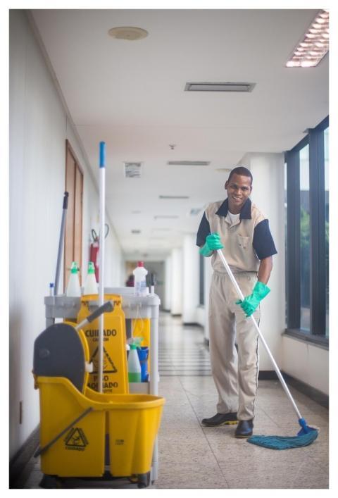 Cleaner Broom Inside People