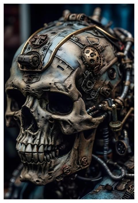 Skull Head 3D Digitalart