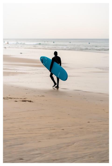 Man Beach Surf Surfing