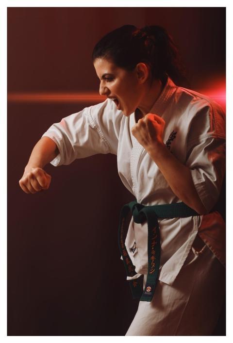 Karate Sport Kick Fight