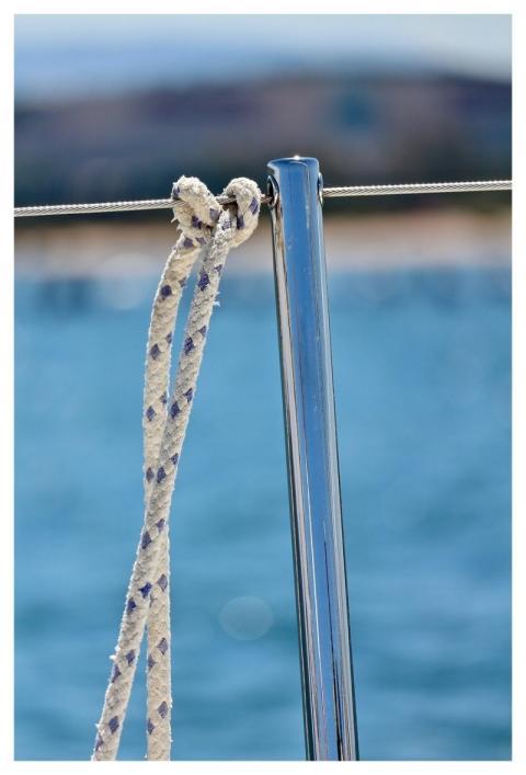 Sail Boat Yacht Steel Candlesticks Rigging