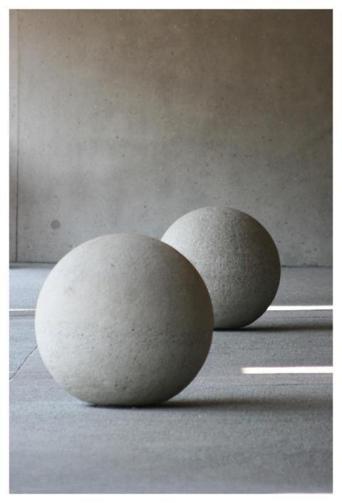 Sphere Cement Abstract Ronymichaud