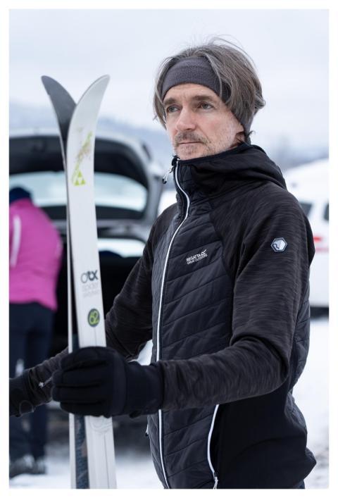 Man Cross Country Cross-Country Skiing Winter