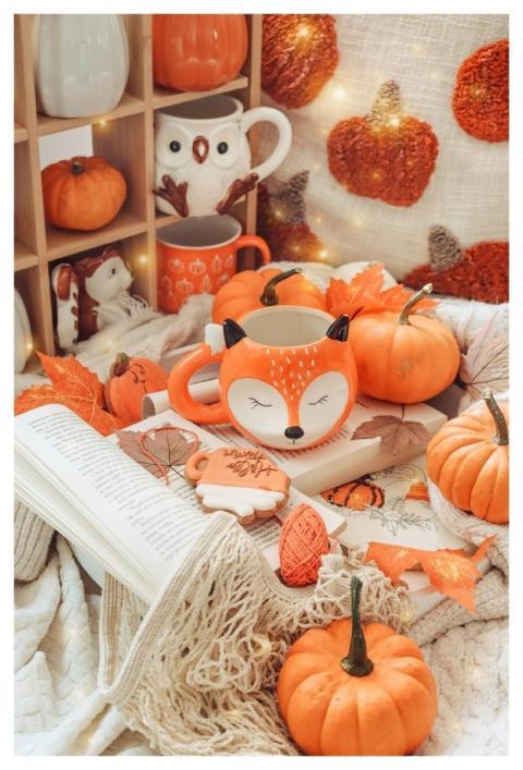 Pumpkins Autumn Mug Coffee