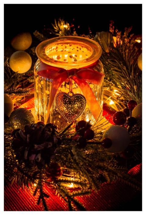 Fairy Lights Christmas Centerpiece Decor