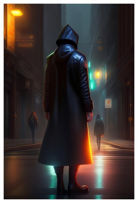 Ai Generated Hacker Mysterious Urban