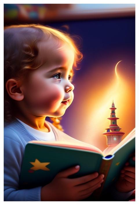 Ai Generated Girl Book School