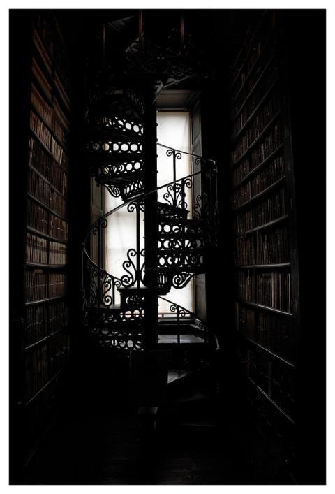 Spiral Staircase Stairs Trinity College Library