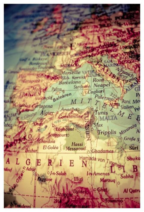 Globe Africa Europe Continents