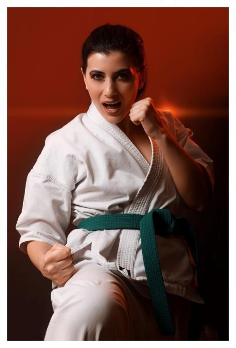 Karate Sport Kick Fight