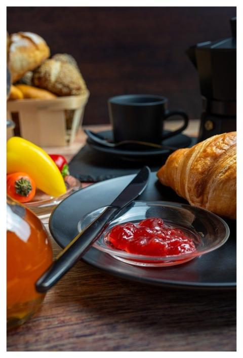 Breakfast Croissant Jam Honey