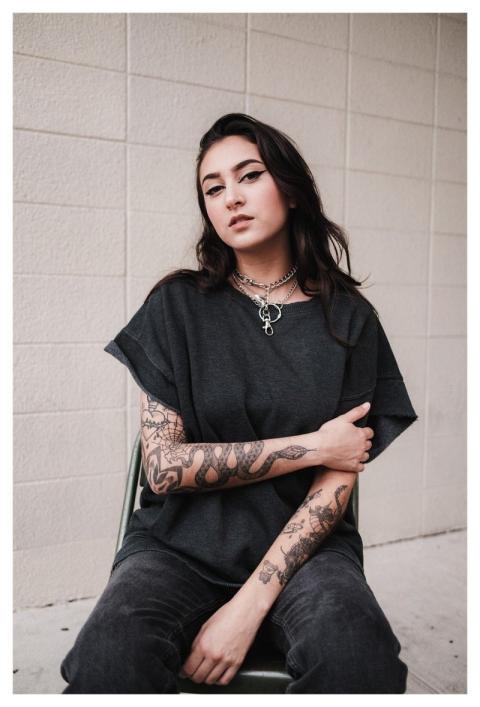 Tattoo Androgynous Portrait Fashion