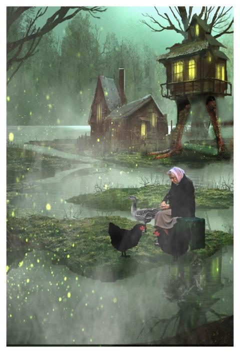 Baba Yaga Swamp Russia Folklore