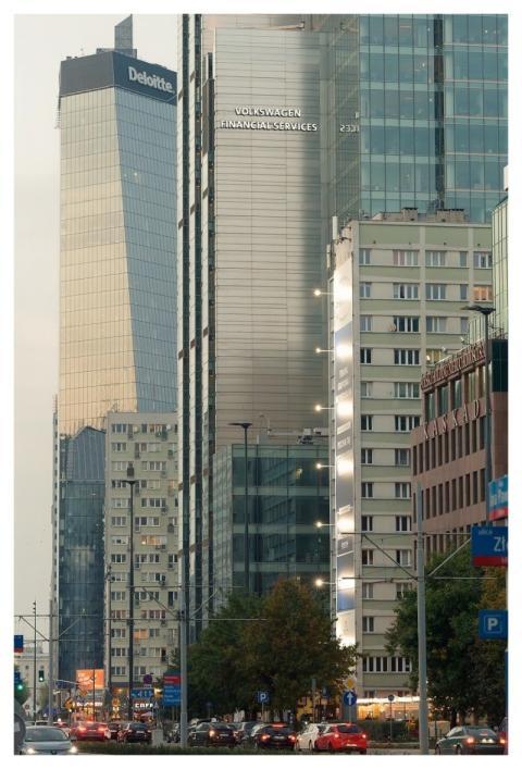 Cityscape Buildings Metropolis Evening