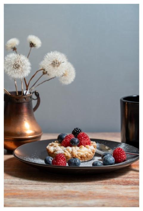 Berry Tarts Berry Raspberries Blueberries