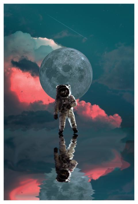 Astronaut Moon Space Nasa