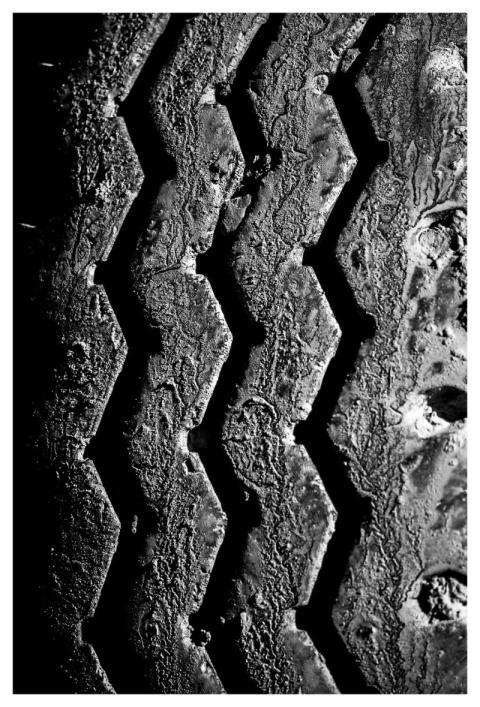 Black And White Building Construction Pattern