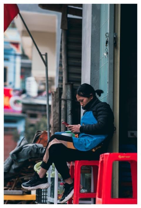 Woman Shopping Market Lifestyle Marketplace