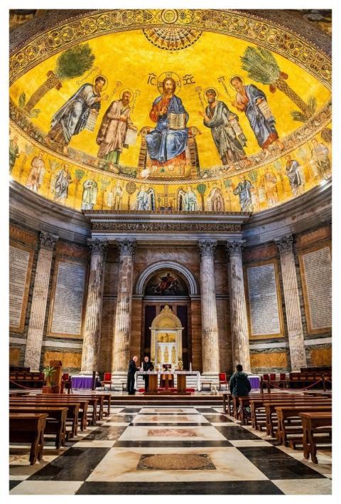 Italy Rome St Paul's Basilica Outside The Walls