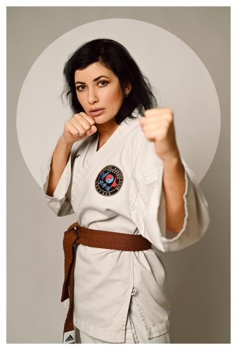 Woman Karate Martial Arts Sport