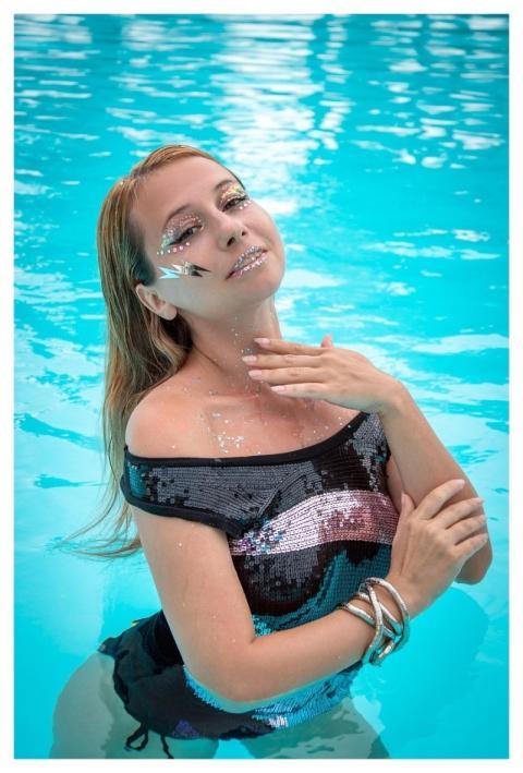 Portrait Woman Model Makeup