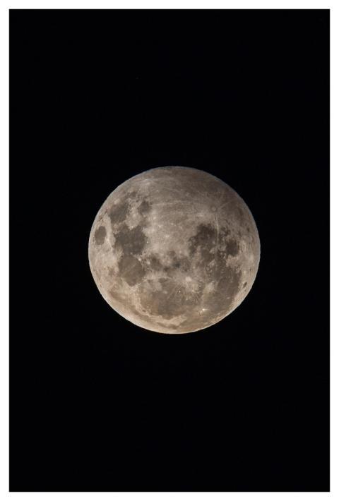 Moon Night Sky Night Space