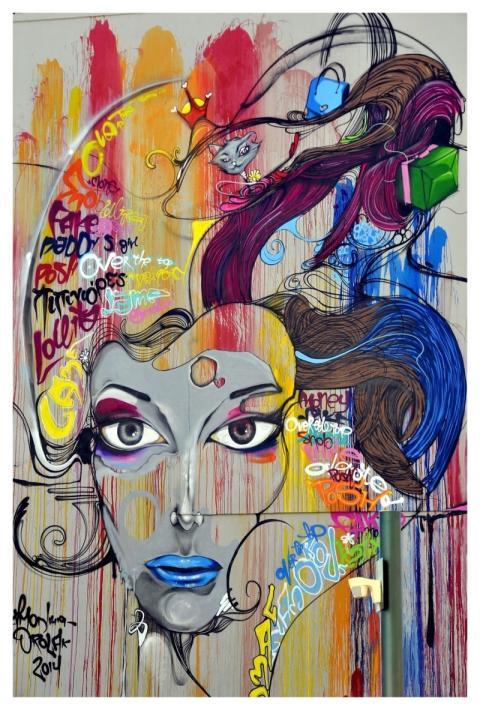 Graffiti Street Art Wall Wall Art