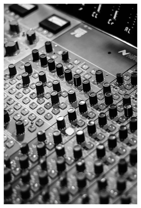Mixing Recording Console Music