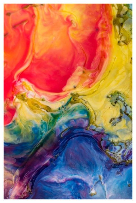 Art Multicoloured To Dye Abstract