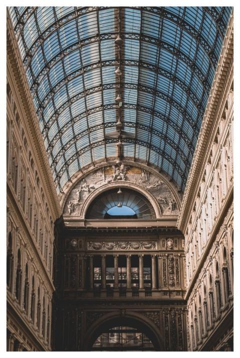 Hall Building Glass Roof Architecture