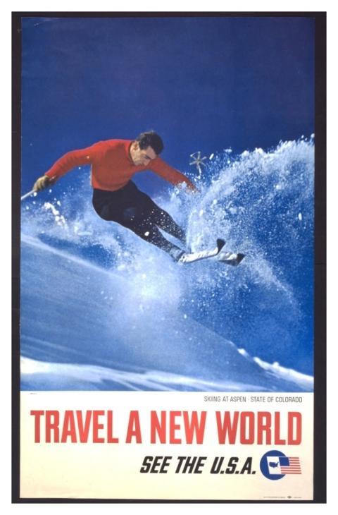 Skiing Aspen, state Colorado--Travel new