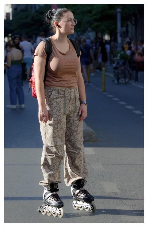 Woman Young Glasses Casual